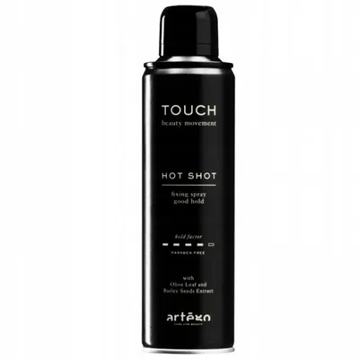 Artego Touch, Hot Shot Fixing Spray (Lakier mocno utrwalający do włosów)