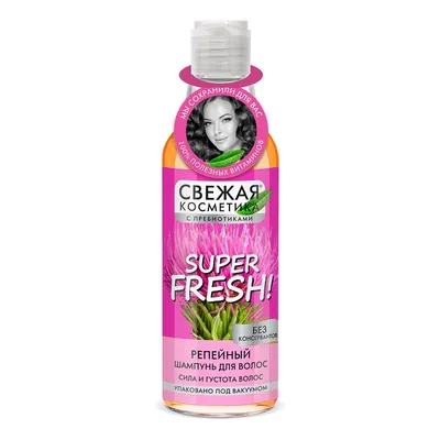 Fitokosmetik Fresh Cosmetics, Szampon łopianowy do włosów `Siła i gęstość `
