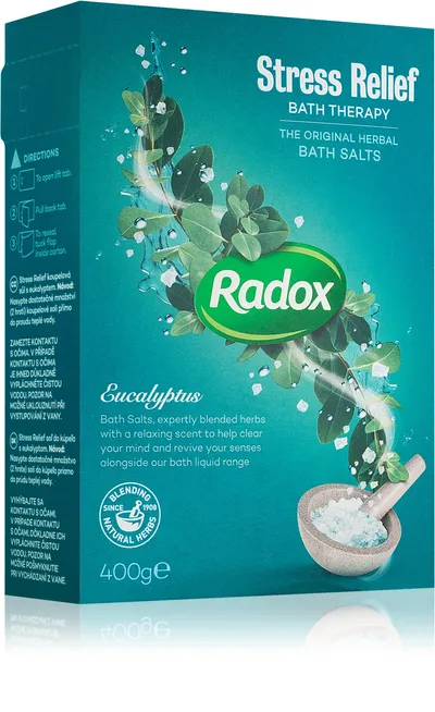 Radox Stress Relief Bath Salts Eucalyptus (Relaksująca sól do kąpieli)