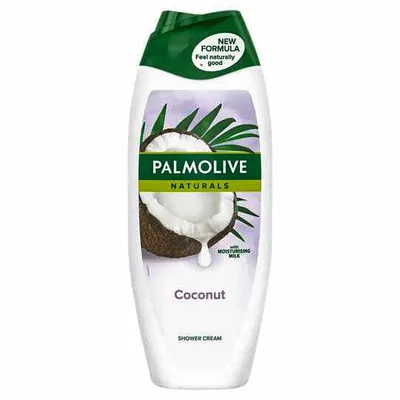 Palmolive Naturals, Pampering Touch, Coconut Shower Cream (Żel pod prysznic z kokosem i mleczkiem nawilżającym `Kokos`)