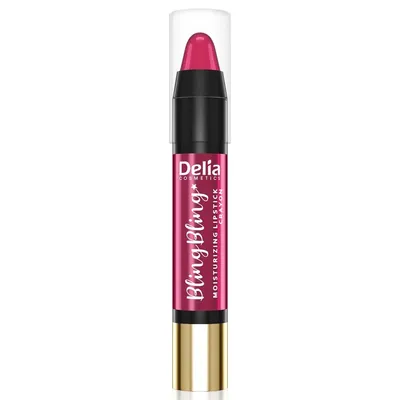 Delia Bling Bling, Moisturizing Lipstick (Nawilżająca pomadka do ust w kredce)