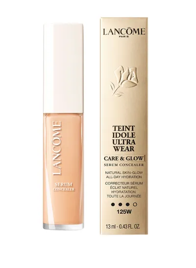 Lancome Teint Idole, Ultra Wear Care & Glow Serum Concealer (Rozświetlający korektor w płynie)
