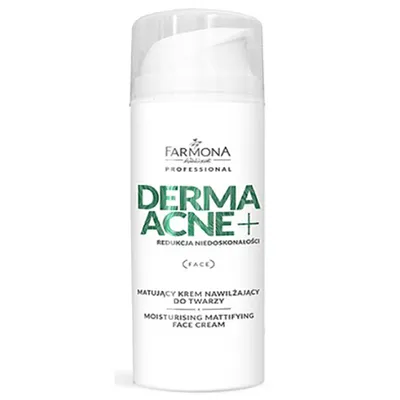 Farmona System Professional Dermaacne +, Matujący krem nawilżający z kwasami AHA