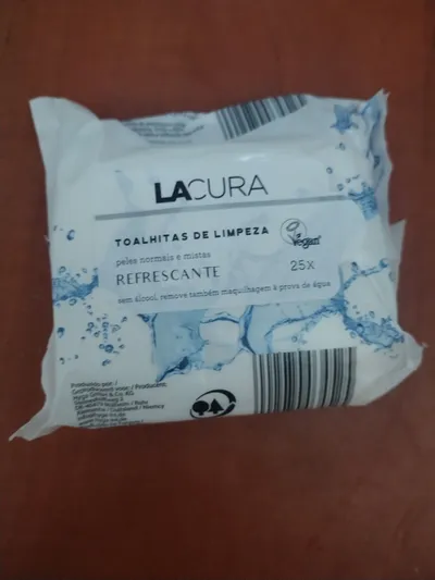 LaCura Toalhitas De Limpeza Refrescante (Chusteczki do demakijażu)