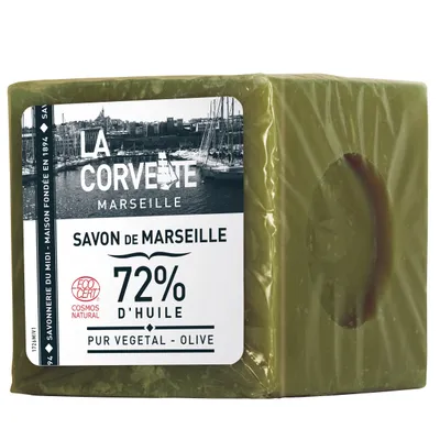 La Corvette Cube de Savon de Marseille Olive (Mydło Marsylskie `Oliwka`)