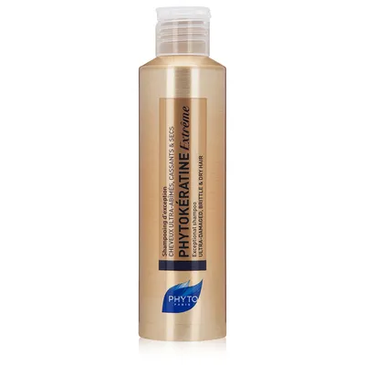 Phyto Phytokeratine Extreme, Shampooing d`Exception (Szampon odbudowujący do włosów zniszczonych i uszkodzonych)