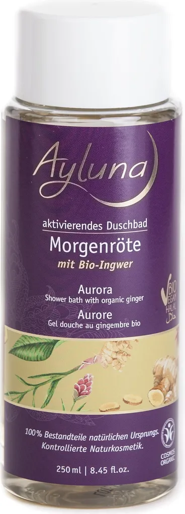 Ayluna Aktivierendes Duschbad (Pobudzający żel pod prysznic z organicznym imbirem)