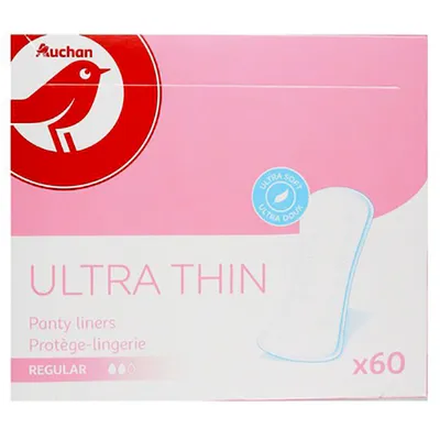 Auchan Ultra Thin Normal Panty Liners (Wkładki higieniczne)