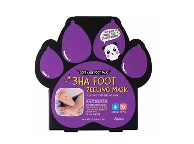 Esfolio 3HA Foot Peeling Mask (Kwasowa maska złuszczająca do stóp)