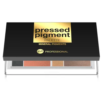 Bell Professional, Pressed Pigment Palette Warm Memory (Paleta cieni do powiek)