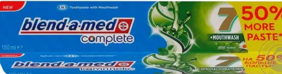 Blend - a - med Complete 7, Herbal + Mouthwash, Toothpaste (Pasta do zębów)