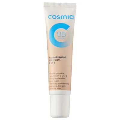 Cosmia Hypoallergenic BB Cream 6 in 1 (Krem BB 6 w 1 aktywny kompleks witamin C i E)