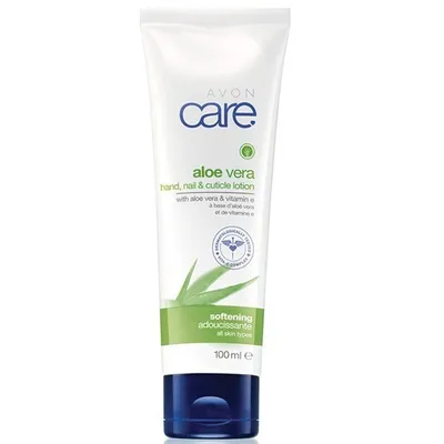 Avon Care, Gentle Aloe, Softening Hand, Nail & Cuticle Lotion with Aloe Vera & Vitamin E (Kojąco - nawilżający krem do rąk, skórek i paznokci z aloesem i witaminą E)