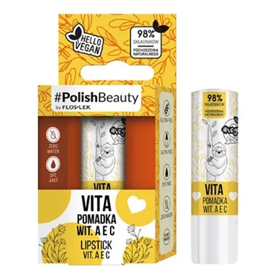 Floslek Vege Lip Care, Pielęgnująca pomadka do ust `Vita`