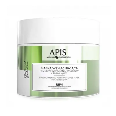 Apis Natural Solution, Maska wzmacniająca przeciw wypadaniu włosów z 3% Baicapil