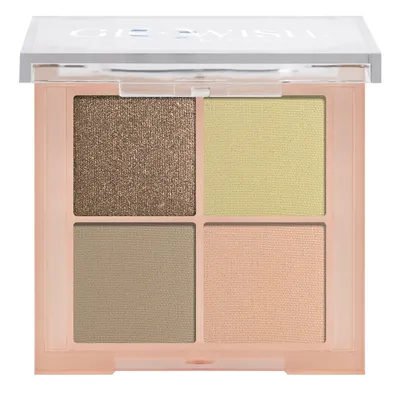 Huda Beauty Glowish, Moss, Micro Mini Natural Eyeshadow Palette (Paleta cieni do powiek)