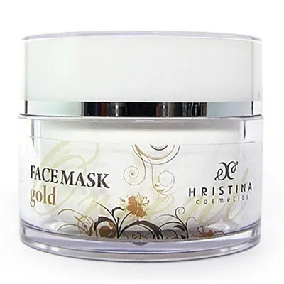 Hristina Gold Face Mask (Naturalna maseczka do twarzy ze złotem)