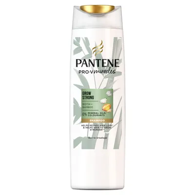 Pantene Pro-V Miracles, Grow Strong, 'Biotin + Bamboo' Shampoo (Wzmacniający szampon do włosów z biotyną i bambusem)