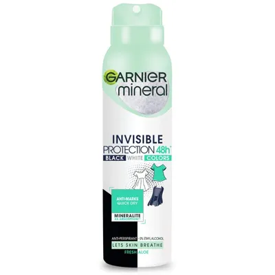 Garnier Mineral, Invisible Protection 48h Fresh Aloe  Antiperspirant Spray (Antyperspirant w sprayu)