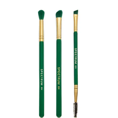 Spectrum Malachite 3 Piece Essential Eye Set (Zestaw trzech pędzli do makijażu oczu)