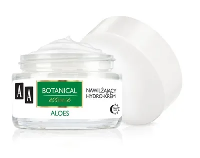 AA Botanical Essence, Nawilżający hydro-krem `Odświeżenie + ukojenie - Aloes`