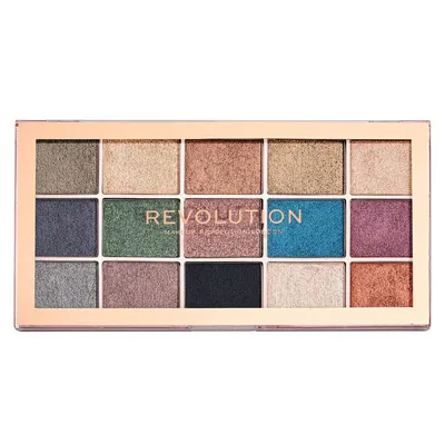 Revolution Beauty (Makeup Revolution) Foil Frenzy Hybrid Shadow Palette (Paleta 15 cieni do powiek)