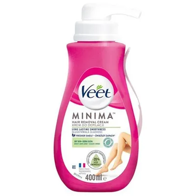 Veet Minima, Hair Removal Cream (Krem do depilacji do skóry suchej)
