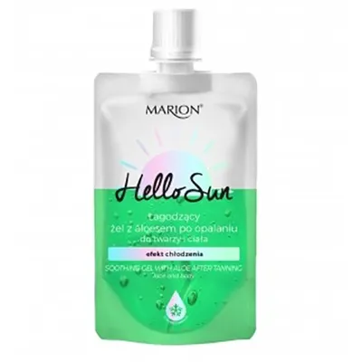 Marion Hello Sun, Łagodzący żel z aloesem po opalaniu do twarzy i ciała