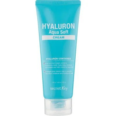 Secret Key Hyaluron Aqua Soft Cream (Hialuronowy krem nawilżający do twarzy)