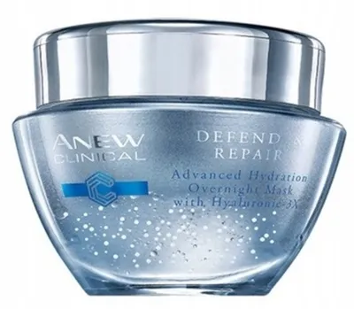 Avon Anew Clinical, Defend & Repair, Advanced Hydration Overnight Mask (Głęboko regenerujący krem-maska do twarzy na noc z technologią Hyaluronic -3x)