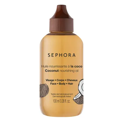 Sephora Collection, Coconut Nourishing Face Body Hair Oil (Olejek do ciała, włosów i twarzy kokosowy)