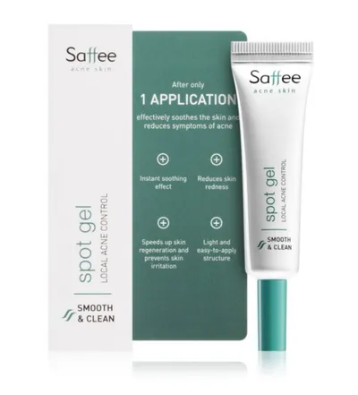 Saffee Acne Skin, Spot Gel (Miejscowa pielęgnacja przeciwtrądzikowa)