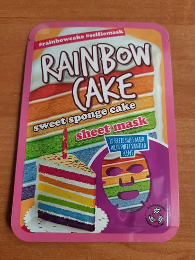 Maxbrands Facial Sheet Mask Rainbow Cake (Maska w płachcie `Tęczowe ciasto`)