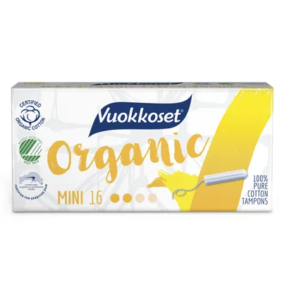 Vuokkoset 100% Bio Organic Mini, Tampony