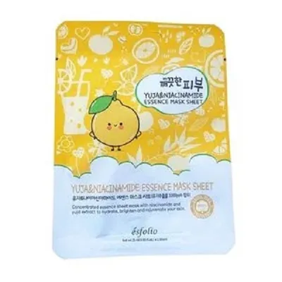 Esfolio Yuja and Niacinamide Essence Mask Sheet (Maska ​​​​w płachcie z niacynamidem i ekstraktem z yuji)