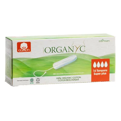 Organyc Organic Tampons Super Plus (Organiczne tampony bez aplikatora)