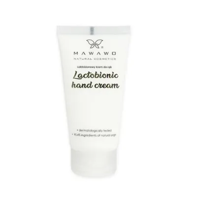 Mawawo Natural Cosmetics Lactobionic Hand Cream (Laktobionowy krem do rąk)