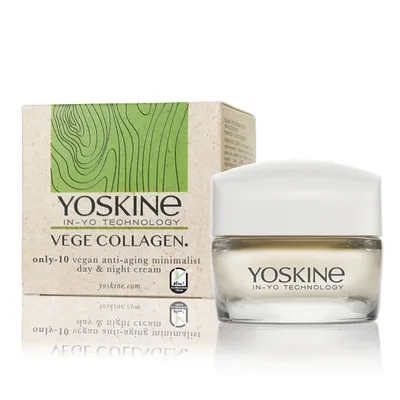 Yoskine Vege Collage, n Only - 10 Vegan Anti-Aging Minimalist Day & Night Cream (Wegański krem odmładzający na dzień i na noc)