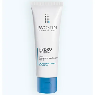 Iwostin Hydro Sensitia, Krem intensywnie nawilżający SPF 15