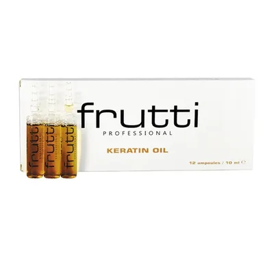 Frutti Professional Keratin Oil Ampoules (Kuracja w ampułkach do włosów zniszczonych i suchych)