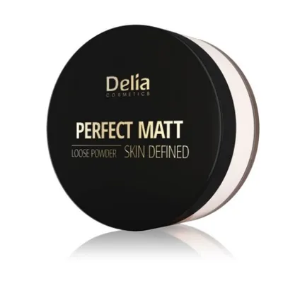 Delia Skin Defined, Perfect Matt Loose Powder (Sypki puder matujący)