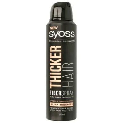 Syoss Thicker Hair, Fiber Spray (Spray z włóknami dającymi efekt pogrubionych włosów)