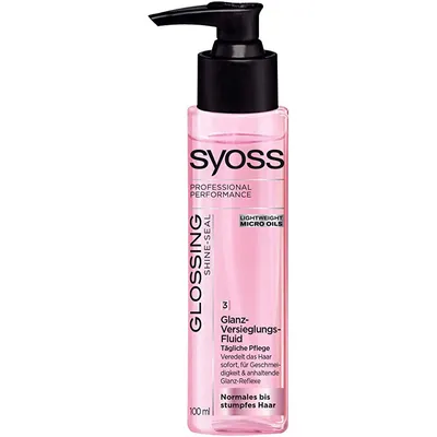 Syoss Glossing Shine Seal, Finish Fluid (Lekki fluid nadający włosom blask)