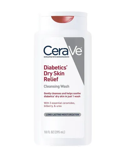 CeraVe Diabetics Dry Skin Relief Cleansing Wash (Nawilżający żel do mycia skóry diabetyków)