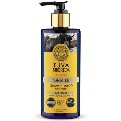 Natura Siberica Tuva Siberica, Yak Milk Creamy Shampoo Nourishing (Odżywczy szampon do włosów)