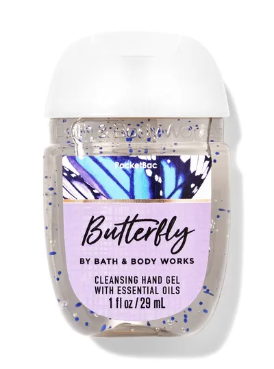 Bath & Body Works Butterfly, Cleansing Hand Gel with Essential Oils (Oczyszczający żel do rąk)