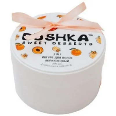 Dushka Cosmetics Sweet Desserts, Jogurt do włosów morelowy