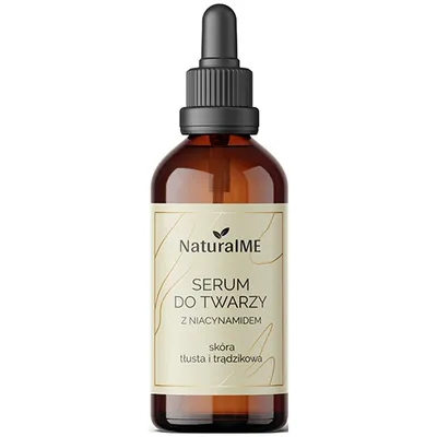 NaturalME Serum do twarzy z niacynamidem skóra tłusta i trądzikowa