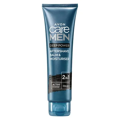 Avon Care Men, Deep Power, Aftershave Balm & Moisturiser 2 in 1 (Balsam po goleniu z kremem nawilżającym)