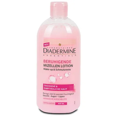 Diadermine Essentials, Beruhigende Mizellen Lotion (Emulsja micelarna)